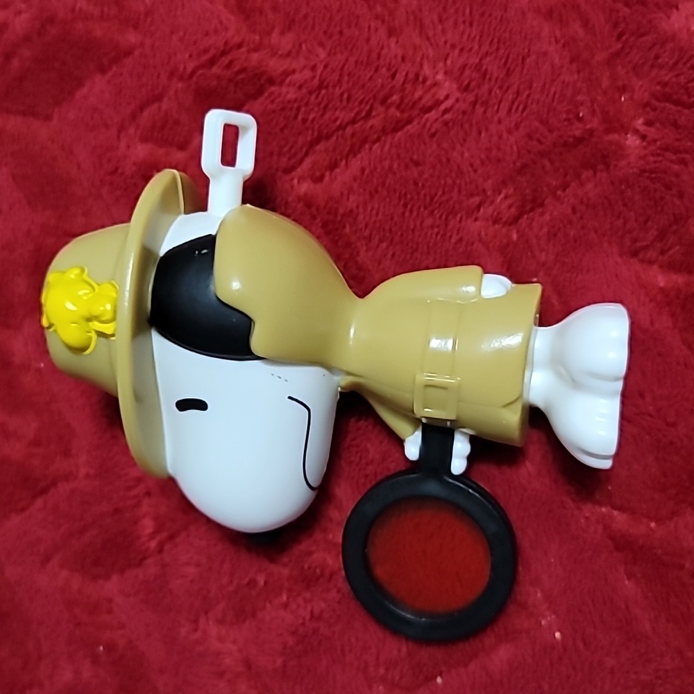 McDonalds Toy Snoopy Sherlock Holmes with Woodstock